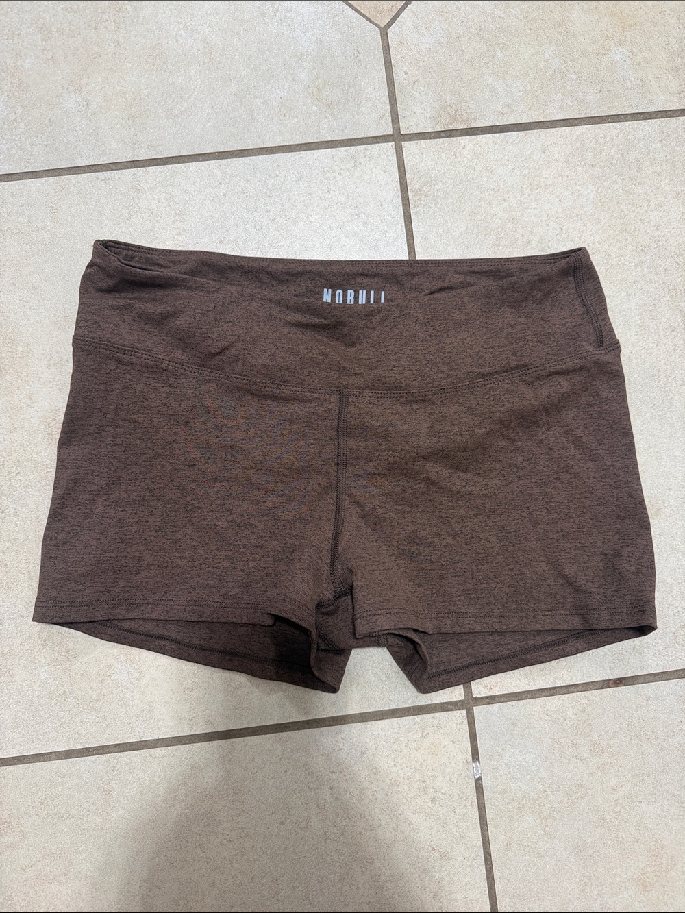 NOBULL Women’s Chocolate Brown Training Bike Shorts